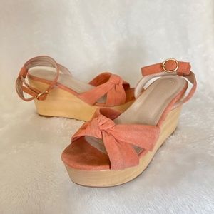 RAYE platform sandals pink size 6